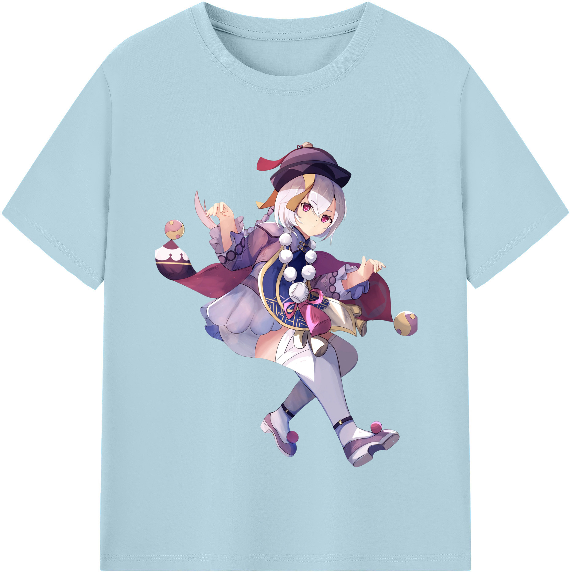 げんし神 七七 なな  genshin Nana 綿100％半袖Tシャツ（フロントプリント）